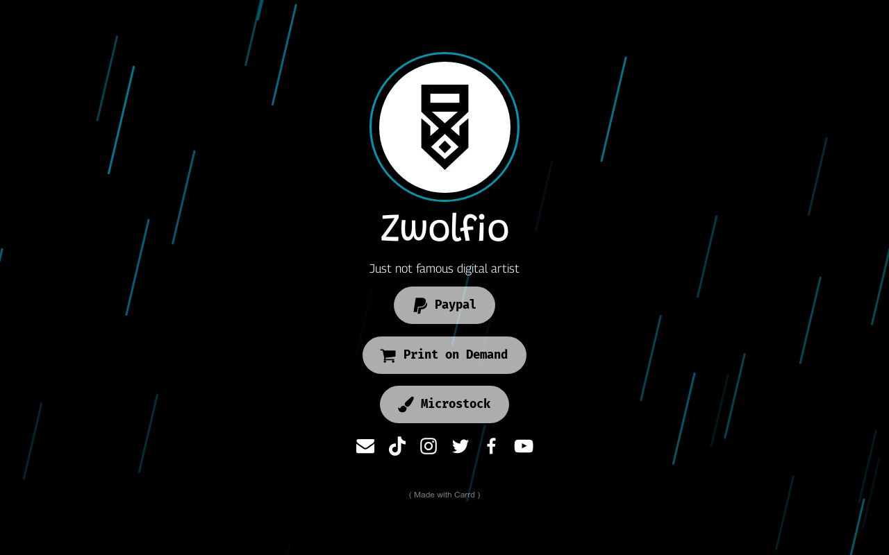 Carrd profile picture for @zwolfio